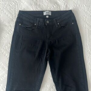 Black Paige Denim Verdugo Ankle Skinny Jean